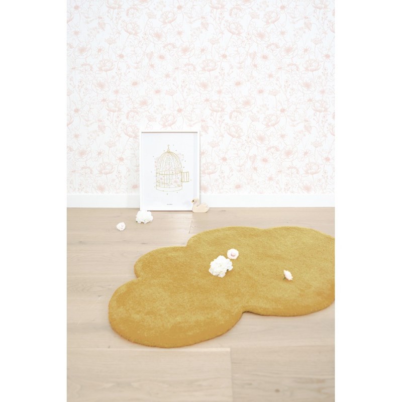 Tapis coton forme nuage (vert jungle) pa (Lilipinso) - Image 1