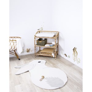 Tapis coton lapin par lilipinso