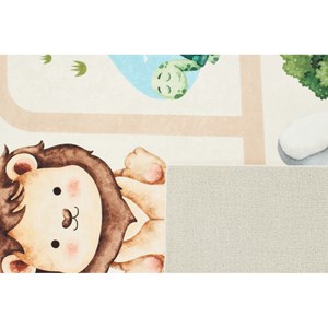 Tapis enfant happy beige par nazar rugs