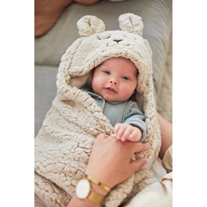 Couverture portefeuille bunny nougat par