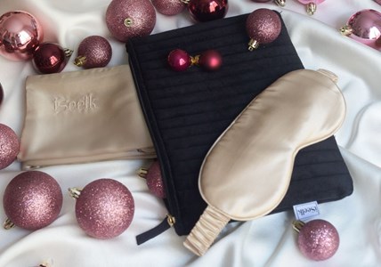 Coffret taie 50x75 & masque nuit en soie
