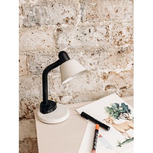 Julia, la lampe blanche vintage n°12