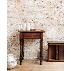 Odile, table de chevet en bois n°284