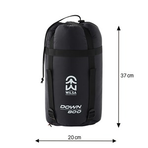 Sac de couchage duvets down 800 noir