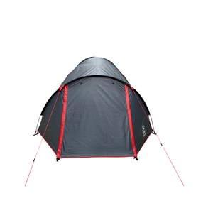 Tente corte 3 dôme gris et rouge