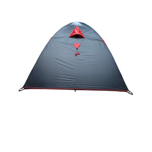 Tente corte 3 dôme gris et rouge