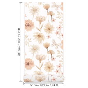 Papier peint fleurs meadow