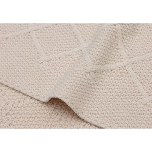 Couverture berceau 75x100cm check knit -