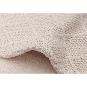 Couverture berceau 75x100cm check knit -
