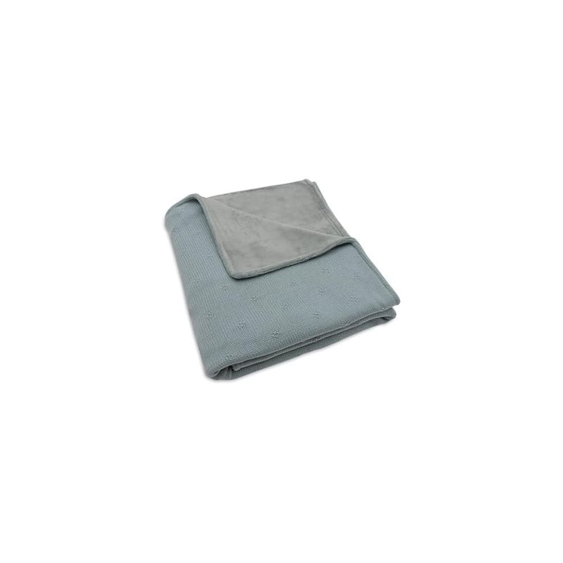 Couverture 100x150cm cosy knit - sea gre