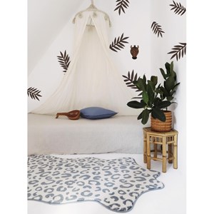 Tapis bao silver blue