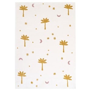 Tapis enfant little palm miel par nattio