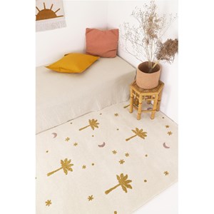 Tapis little palm miel