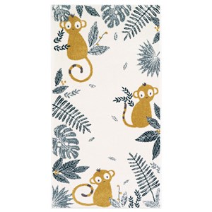 Tapis enfant paradis du singe miel par n