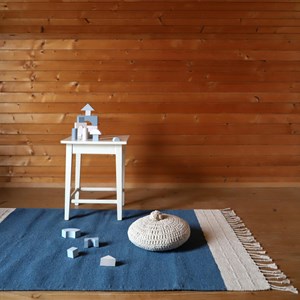 Tapis lucia bleu colbert