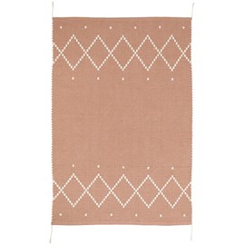 Tapis mallorca rose argile