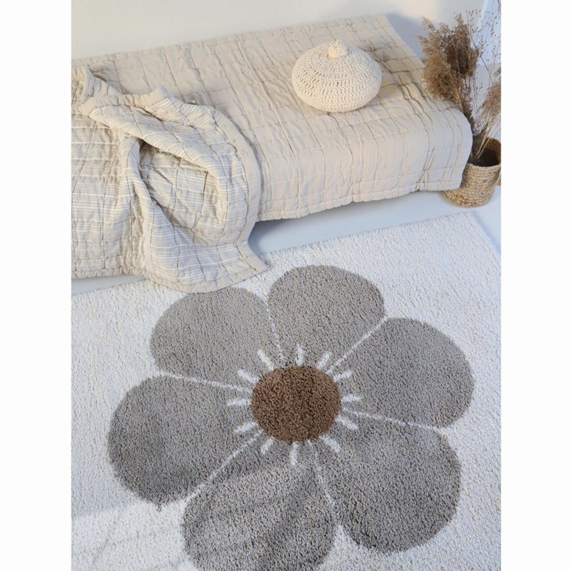 Tapis enfant bohemian daisy rectangulair