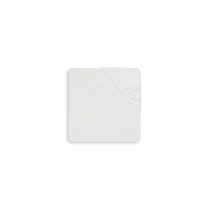 Drap-housse tissu coton 60x120cm blanc