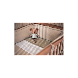 Drap-housse jersey 60x120cm twig vert ol