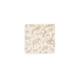 Drap-housse jersey 60x120cm animaux noug