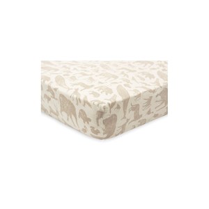 Drap-housse jersey 60x120cm animaux noug