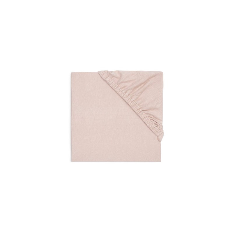 Drap-housse jersey 60x120cm rose sauvage