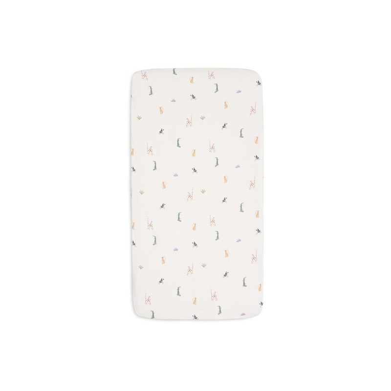 Drap-housse jersey 60x120cm - jungle jam