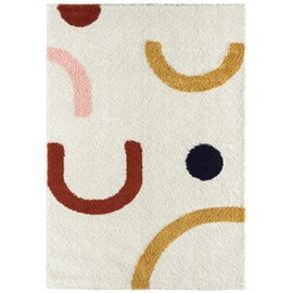 Tapis enfant aquarelle multicolore par n