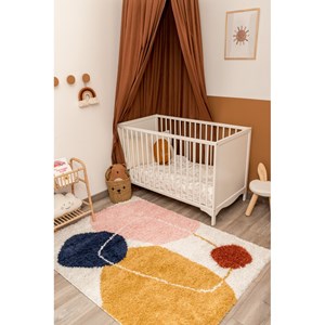 Tapis enfant multicolore motifs géométri