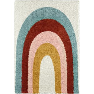 Tapis enfant arc en ciel aquarelle par n
