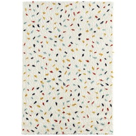 Tapis enfant points multicolore par naza