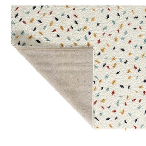 Tapis enfant points multicolore par naza