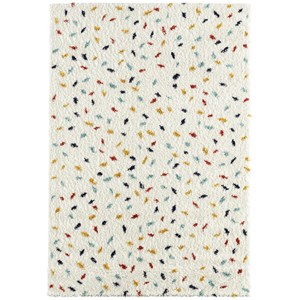 Tapis enfant points multicolore par naza