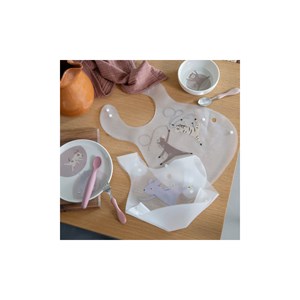 Bavoirs imprimés teeny toes (2pcs)