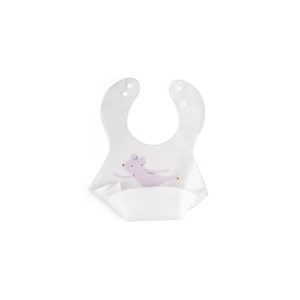 Bavoirs imprimés teeny toes (2pcs)