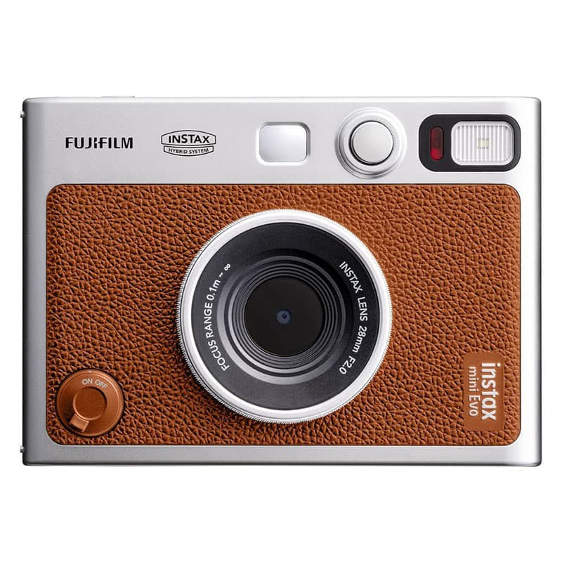 Fujifilm - Fujifilm appareil photo instantané instax mini evo marron