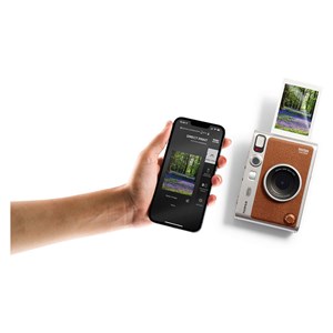 Fujifilm appareil photo instantané instax mini evo marron