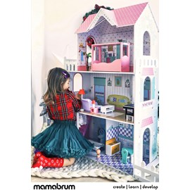 Maison de poupées enfant + accessoires