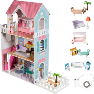 Maison de poupées enfant + accessoires