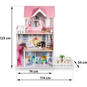 Maison de poupées enfant + accessoires