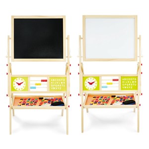 Tableau enfant en bois, chevalet pliable