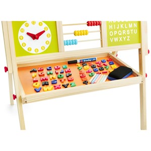 Tableau enfant en bois, chevalet pliable