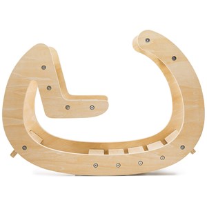 Chaise à bascule bois, charge max 25 kg