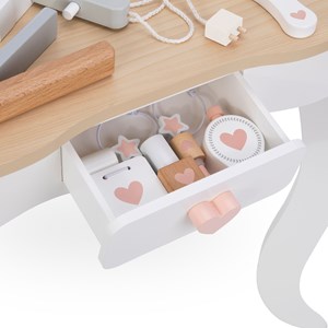 Jouet d'imitation coiffeuse enfant, bois