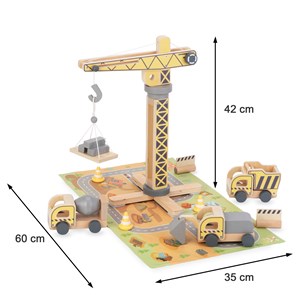 Chantier de construction, enfant +3ans