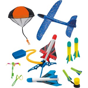 Flying science - avion et fusee