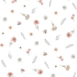 Papier peint fleurs sauvages