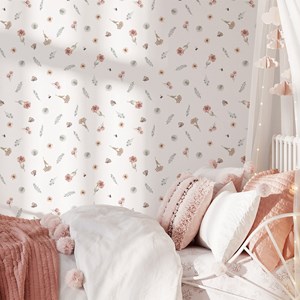 Papier peint fleurs sauvages