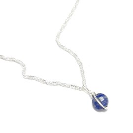 Collier argent 925 et lapis-lazuli