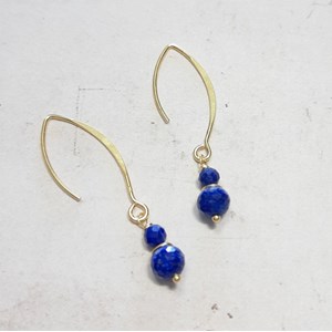 Boucles d'oreilles lapis-lazuli
